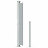 vidaXL Patio Retractable Side Awning 180x500 cm Grey