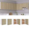 vidaXL Hanging Cabinet Lyons 2 pcs Sonoma Oak 50x31x60 cm Engineered Wood