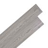 vidaXL Flooring Planks Dark Grey 2.51 m&sup2; 18 pcs PVC