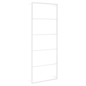 vidaXL Towel Rack | White | Steel | 115 cm high, 45 cm wide | Towel Rack
