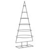 vidaXL | Metal Christmas Tree | Black 150 cm Powder-coated steel