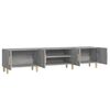vidaXL TV Cabinet Grey Sonoma 180x31.5x40 cm Engineered Wood