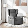 vidaXL Massage Recliner Chair Dark Grey Fabric