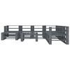 vidaXL 9 Piece Garden Pallet Lounge Set Wood Grey