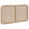 vidaXL Headboard with Headboard Natural 100 x 55 x 3 cm Rattan