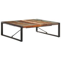 vidaXL Coffee Table 120x120x40 cm Solid Reclaimed Wood