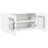 vidaXL Kitchen Cabinet with Shelf High Gloss White 80 x 31 x 40 cm