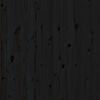 vidaXL Wall Headboard Black 141x3x91.5 cm Solid Wood Pine