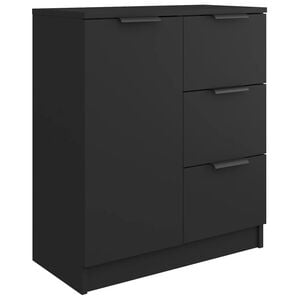 vidaXL Sideboard | Black | Engineered wood | Medium | Sideboard | Rectangular