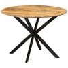 vidaXL Dining Table | Natural wood, Black