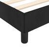 vidaXL Bed Frame without Mattress Black 137x187 cm Double Velvet