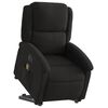 vidaXL Electric Stand up Massage Recliner Chair Black Fabric