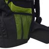 vidaXL Hiking Backpack XXL 75 L Black and Green