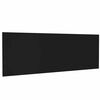 vidaXL Wall Headboard Black 240x1,5x80 cm Engineered Wood