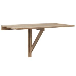 vidaXL Folding Wall Table Oak 100x60 cm
