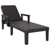 vidaXL 4-Way Height Adjustable Sun Lounger 155,5x57x28 cm Polypropylene