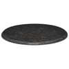 vidaXL Table Top Black Ø60x2.5 cm Marble