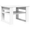 vidaXL Coffee Table with Storage White 64 x 54 x 44 cm Engineered Wood