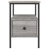 vidaXL Bedside Cabinets 2 pcs Grey Sonoma 34x36x50 cm Engineered Wood