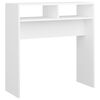vidaXL Console Table White 78x30x80 cm Engineered Wood
