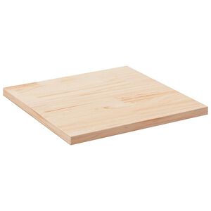 vidaXL Table Top 80x80x2,5 cm Solid Wood Pine Square
