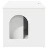 vidaXL Cat House White 85 x 55 x 50 cm Engineered Wood