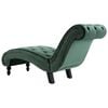 vidaXL Chaise Lounge Green Velvet