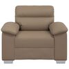 vidaXL Sofa Chair Cappuccino 60 cm Faux Leather