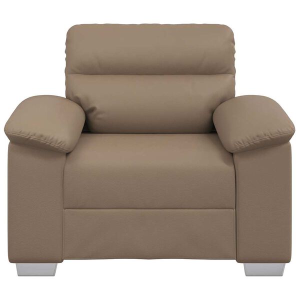 vidaXL Sofa Chair Cappuccino 60 cm Faux Leather