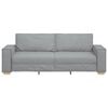 vidaXL 3-Seater Sofa Light Grey 180 cm Fabric