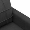 vidaXL 2-Seater Sofa Black 120 cm Fabric