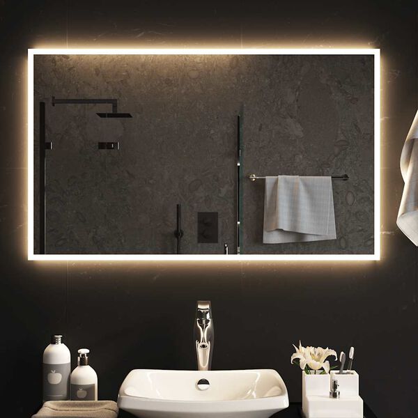 vidaXL LED Bathroom Mirror 100x60 cm
