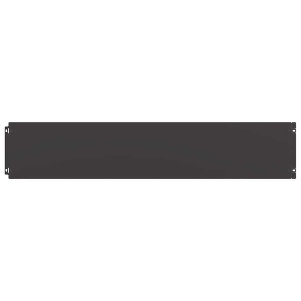 vidaXL Lawn Edgings 30 pcs Black 20x103 cm Cold-rolled Steel