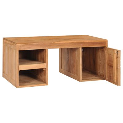 vidaXL Coffee Table 90x50x40 cm Solid Teak Wood