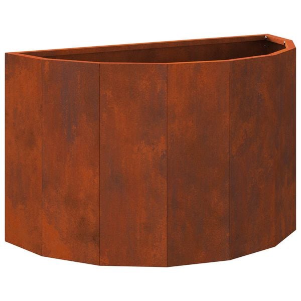 vidaXL Planter Rusty 60 x 30 x 35 cm Weathering Steel