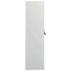 vidaXL Wardrobe Light Grey 80x50x180 cm Steel