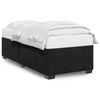 vidaXL Bed Frame without Mattress Black King Single Velvet