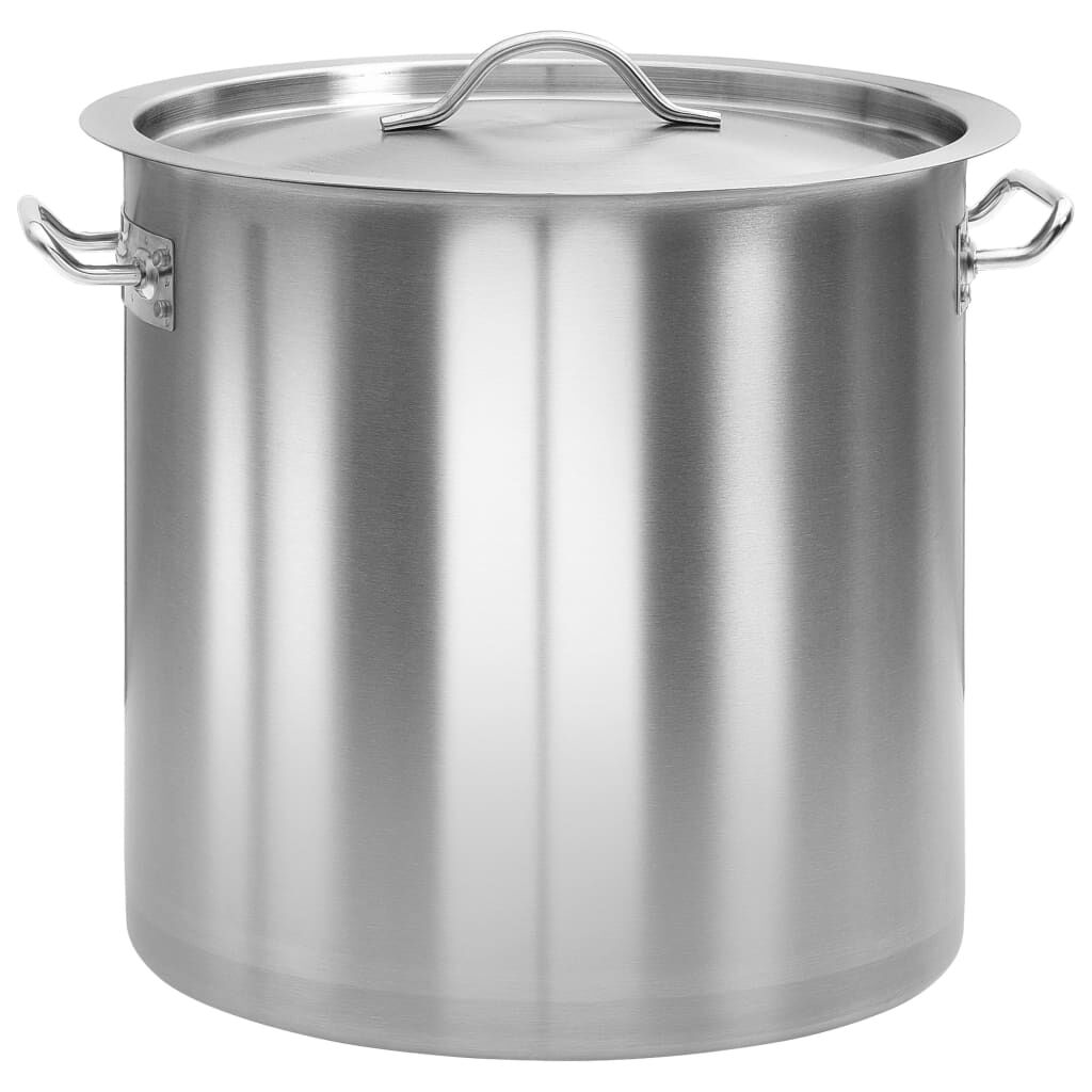 vidaXL Stock Pot 35 L 36x36 cm Stainless Steel | vidaXL.com.au