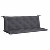 vidaXL Garden Bench Cushion Anthracite 150x(50+50)x7cm Oxford Fabric