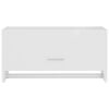 vidaXL Wardrobe White 70x32.5x35 cm Engineered Wood