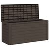 vidaXL Garden Storage Box Brown 116x44x55 cm