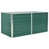 vidaXL Raised Garden Bed | Green | Galvanised Steel | 160x80x77 cm | Durable
