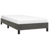 vidaXL Bed Frame without Mattress Dark Grey King Single Velvet