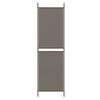 vidaXL 5-Panel Room Divider Anthracite 250x220 cm Fabric