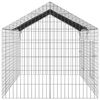 vidaXL Rabbit Cage Silver 200 x 78 x 78 cm Galvanised Steel