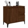 vidaXL Bathroom Cabinet Brown Oak 65x33x60 cm Engineered Wood