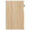 vidaXL Side Cabinet with Drawer Sonoma Oak 40x50x75 cm Engineered Wood