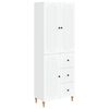 vidaXL Cabinet Set 2 pcs White Engineered Wood