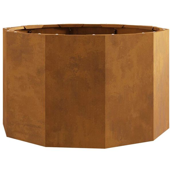 vidaXL Planter Rusty 60 x 60 x 35 cm Weathering Steel