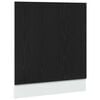 vidaXL Dishwasher Panel "Lyon" Black Oak 60x1,5x67 cm Engineered Wood